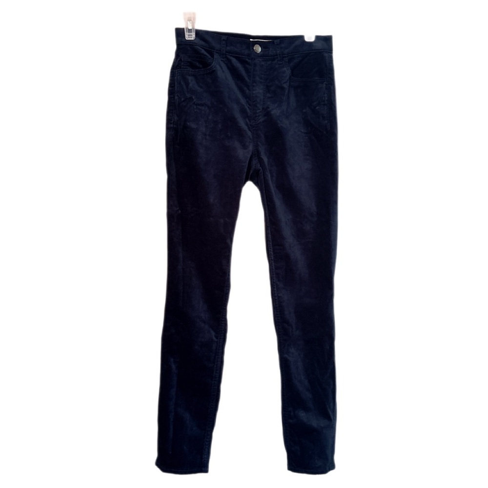 LOFT Made and Loved Navy Blue Modern Skinny Corduroy Pants Size 2 26 Cords